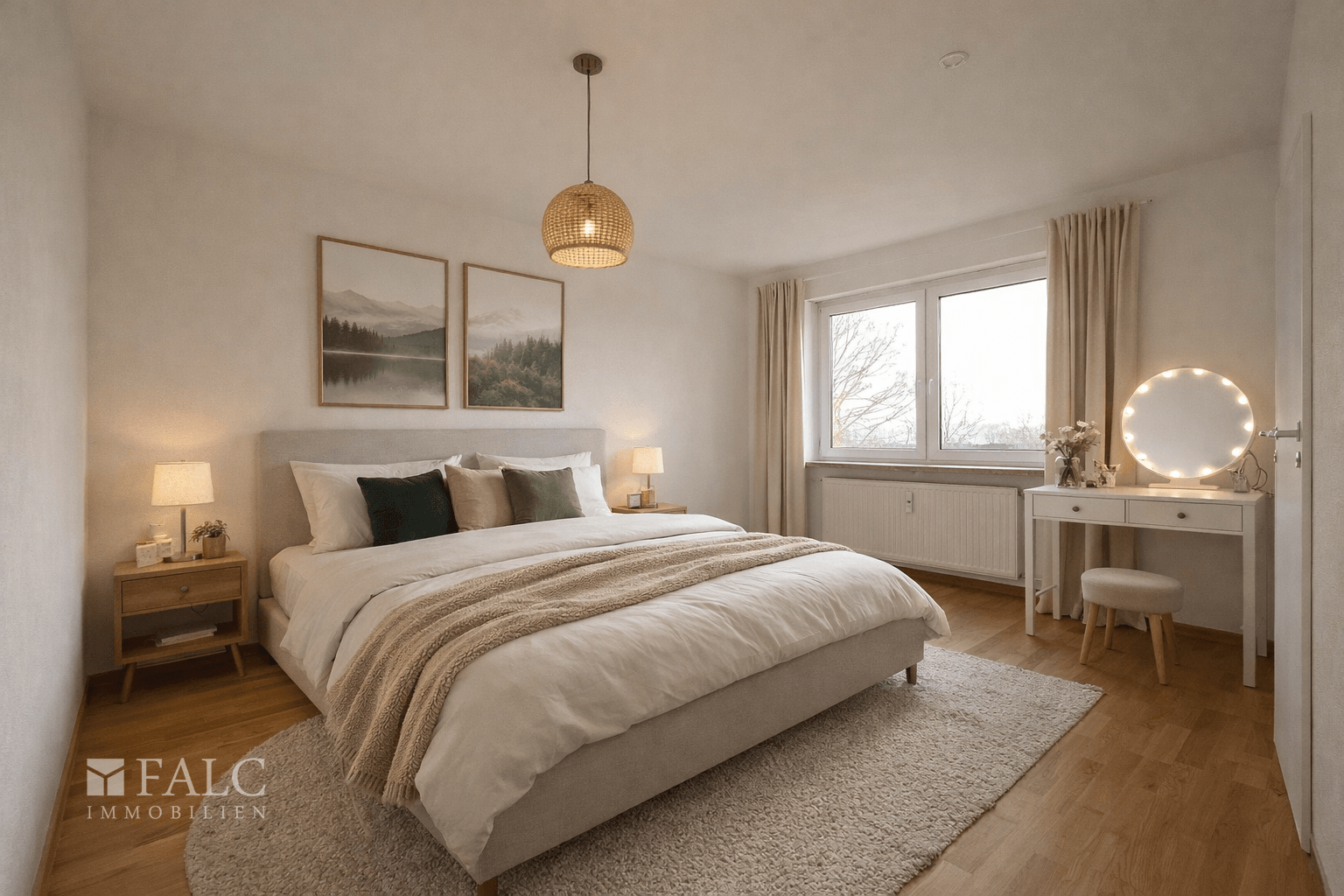 Schlafzimmer KI-generiert